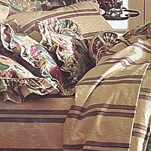 Vintage Sanderson Draycot Place Style Twin Flat Sheet - Picture 3 of 7